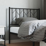 Testiera di Ricambio in Metallo Nero 90 cm