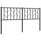 Testiera di Ricambio in Metallo Nero 160 cm