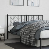 Testiera di Ricambio in Metallo Nero 160 cm