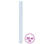 Pellicole Statiche Smerigliate Bianche 5pz in PVC