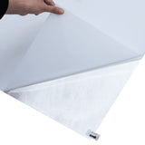Pellicole Statiche Smerigliate Bianche 5pz in PVC