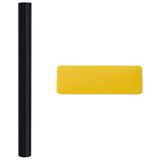 Pellicole per Vetri Statiche Smerigliate Nere 5pz in PVC