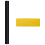 Pellicole per Vetri Statiche Smerigliate Nere 3pz in PVC