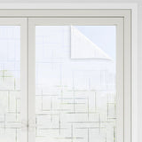 Pellicole per Finestre Smerigliate 2pz Motivo Stella in PVC