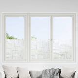 Pellicole per Finestre Smerigliate 2pz Motivo Stella in PVC