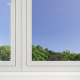 vidaxL Pellicole Solari Statiche 5pz Effetto Riflettente Argento PVC