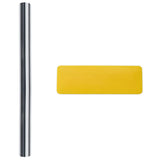 vidaxL Pellicole Solari Statiche 5pz Effetto Riflettente Argento PVC