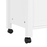 Carrello da Cucina MONZA 84x40x88,5 cm in Legno Massello di Pino