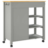 Carrello da Cucina MONZA 84x40x88,5 cm in Legno Massello di Pino