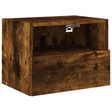 Mobile TV a Parete Rovere Fumo 40x30x30 cm in Legno truciolato