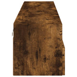 Mobili TV a Muro 2 pz Rovere Fumo 80x30x30 cm Legno truciolato