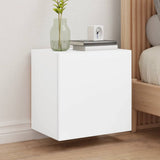 Mobile TV a Parete Bianco 40,5x30x40 cm in Legno truciolato