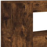 Testiera LED Rovere Fumo 100x18,5x103,5 cm Legno truciolato