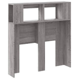Testiera LED Grigio Sonoma 100x18,5x103,5 cm Legno truciolato