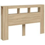 Testiera LED Rovere Sonoma 160x18,5x103,5 cm Legno truciolato