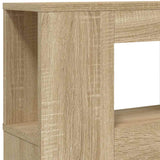 Testiera LED Rovere Sonoma 160x18,5x103,5 cm Legno truciolato