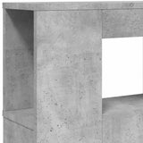 Testiera LED Grigio Cemento 200x18,5x103,5 cm Legno truciolato