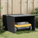Garage per Robot Tosaerba Nero 86x90x52/57 cm in Polyrattan