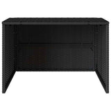 Garage per Robot Tosaerba Nero 86x90x52/57 cm in Polyrattan
