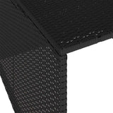 Garage per Robot Tosaerba Nero 86x90x52/57 cm in Polyrattan