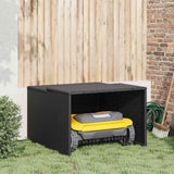 Garage per Robot Tosaerba Nero 86x90x52/57 cm in Polyrattan