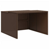 Garage per Robot Tosaerba Marrone 86x90x52/57 cm in Polyrattan