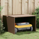 Garage per Robot Tosaerba Marrone 86x90x52/57 cm in Polyrattan