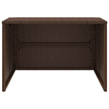 Garage per Robot Tosaerba Marrone 86x90x52/57 cm in Polyrattan