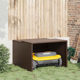Garage per Robot Tosaerba Marrone 86x90x52/57 cm in Polyrattan