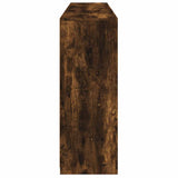Credenze con Luci LED 3 pz Rovere Fumo in Legno truciolato