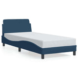 Giroletto con Testiera Dover Blu 90x190 cm Tessuto