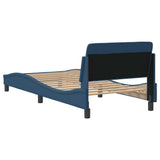 Giroletto con Testiera Dover Blu 90x190 cm Tessuto