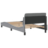 Giroletto Dover Grigio Chiaro 100x190 cm Tessuto