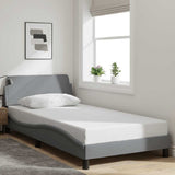 Giroletto Dover Grigio Chiaro 100x190 cm Tessuto