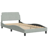 Giroletto Dover Grigio Chiaro 100x190 cm in Velluto