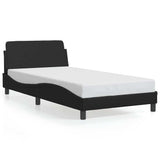 Giroletto Dover Nero 100x190 cm in Similpelle