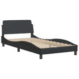 Giroletto Dover Nero 100x190 cm in Similpelle
