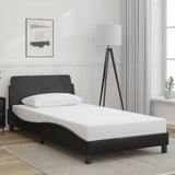 Giroletto Dover Nero 100x190 cm in Similpelle