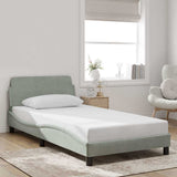 Giroletto Dover Grigio Chiaro 100x203 cm in Velluto