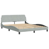 Giroletto Dover Grigio Chiaro 152x203 cm in Velluto