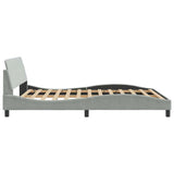 Giroletto Dover Grigio Chiaro 152x203 cm in Velluto