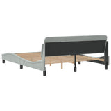 Giroletto Dover Grigio Chiaro 152x203 cm in Velluto