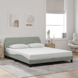 Giroletto Dover Grigio Chiaro 152x203 cm in Velluto