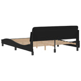 Giroletto Dover Nero 152x203 cm in Similpelle