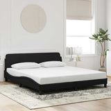 Giroletto Dover Nero 152x203 cm in Similpelle