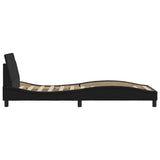 Struttura letto Dover Nera 90x190 cm in Similpelle