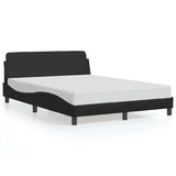 Struttura letto Dover Nera 135x190 cm in Similpelle