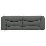 Cuscino Testiera Hvar Grigio Scuro 152 cm in Tessuto