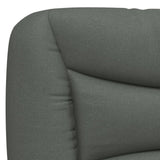 Cuscino Testiera Hvar Grigio Scuro 152 cm in Tessuto
