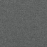 Cuscino Testiera Hvar Grigio Scuro 152 cm in Tessuto